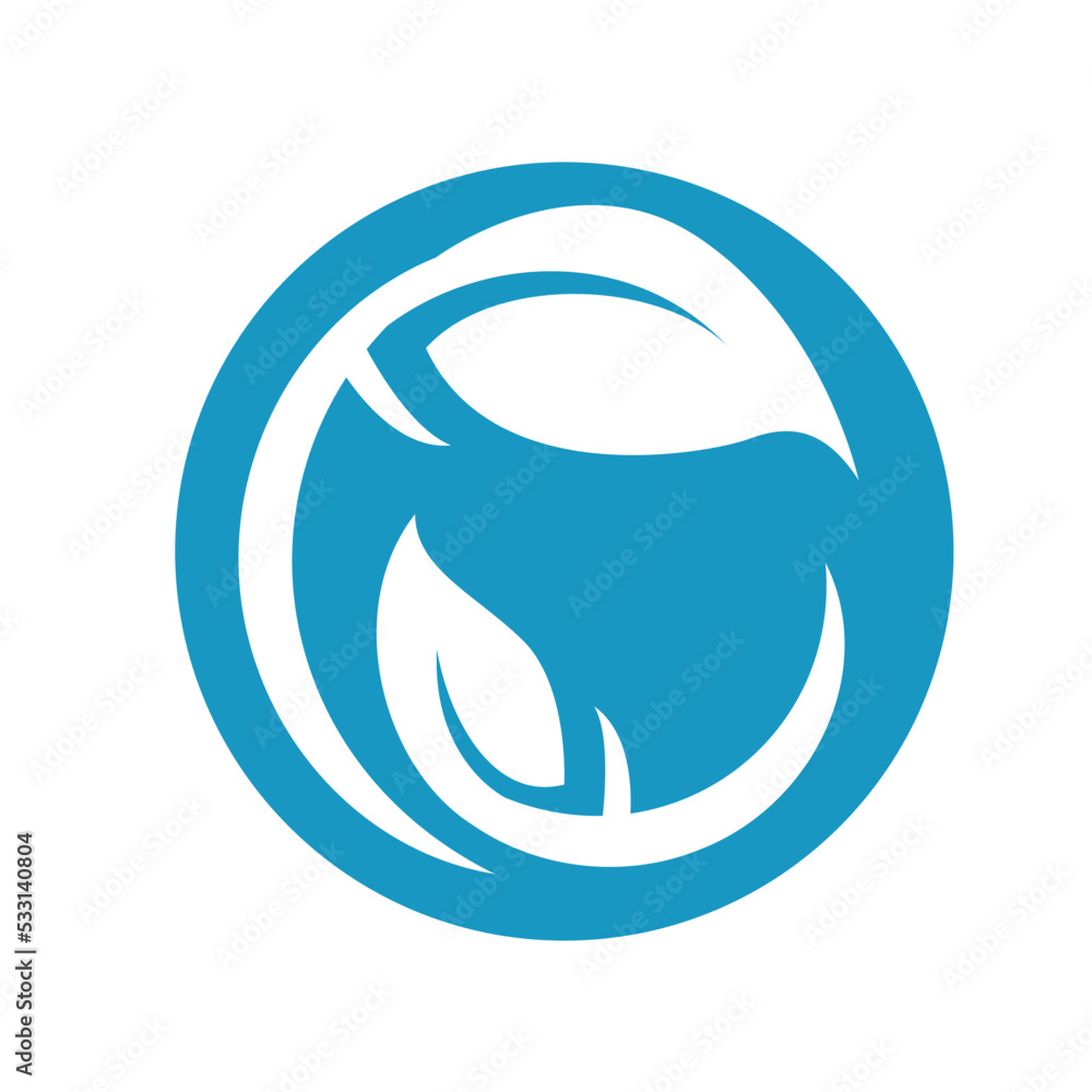 Organic Leaf Circle Simple Emblem. Vector floral logo template in elegant and minimal style illustration. Circle frames logos. For badges, labels, logotypes and branding business identity. Organic Leaf Circle Simple Emblem. Vector floral logo template in elegant and minimal style illustration. Circle frames logos. For badges, labels, logotypes and branding business identity.