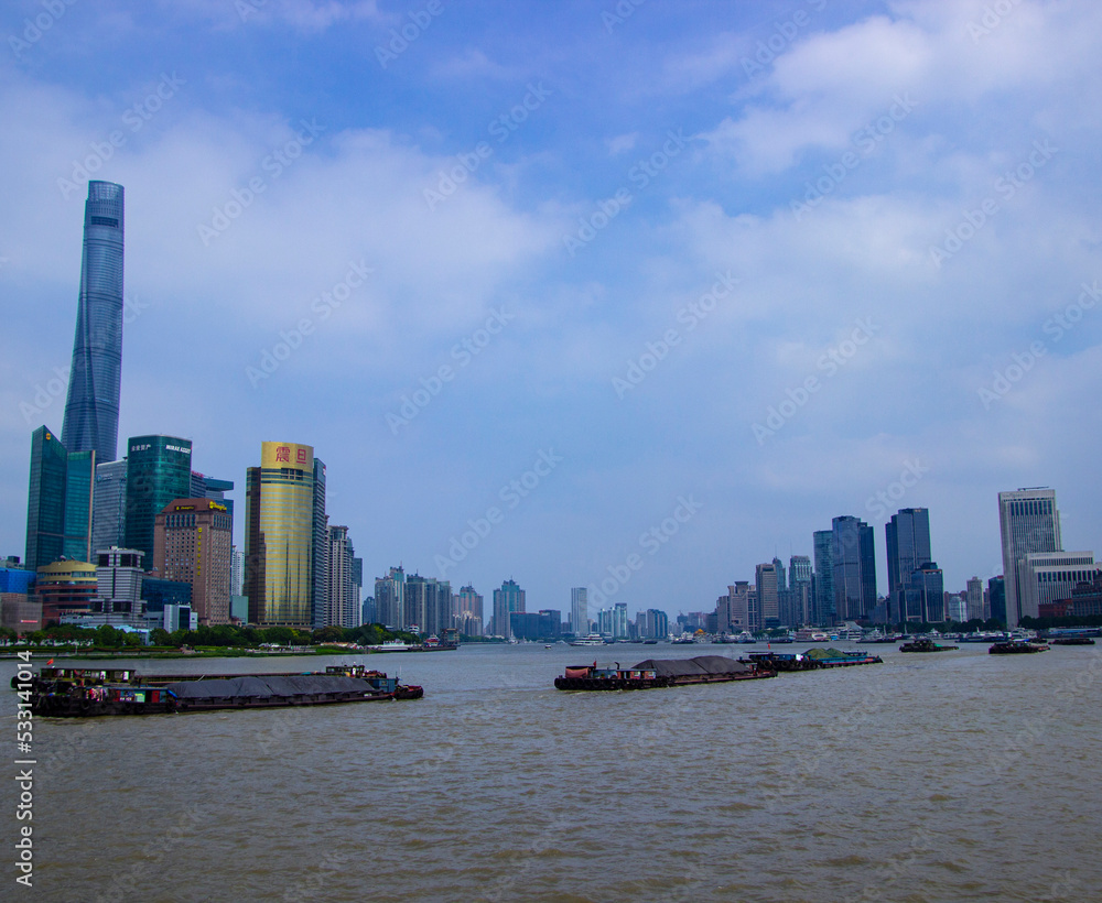 Huangpu River of Shanghai