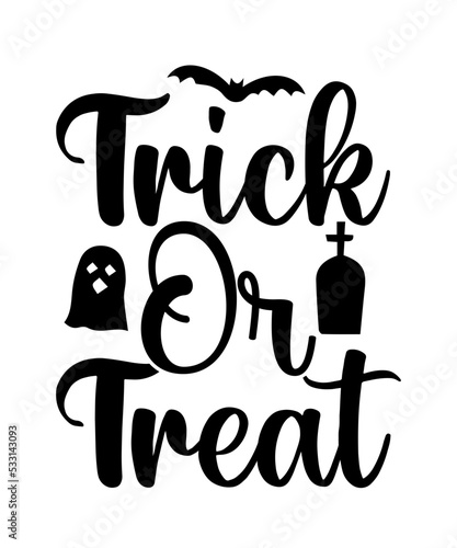 Trick or treat svg illustration 