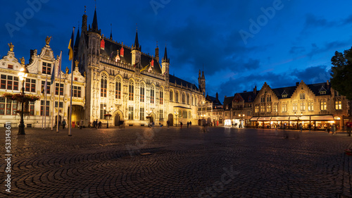 Blue hour Bruges - Bruges City Hall
