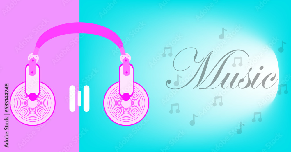 Obraz premium headphone