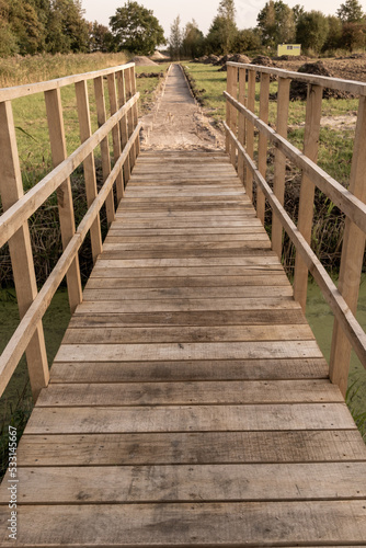 wooden bridge in the park © Ulrich