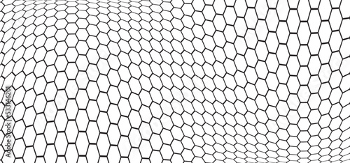 Yellow, orange beehive background. Honeycomb, bees hive cells pattern. Bee honey shapes. Vector geometric seamless texture symbol. Hexagon, hexagonal raster, mosaic cell sign or icon. Gradation color.