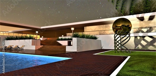 Photography A wonderful advertising banner for a site selling luxury real estate