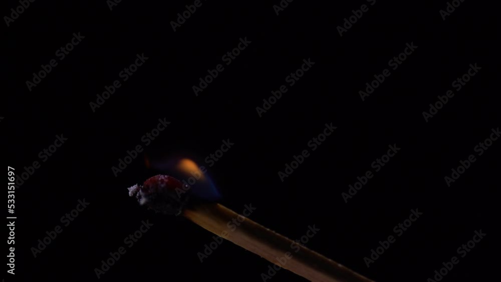 Smoke from burning matchsticks on a black background Smoke from burning matchsticks on a black background