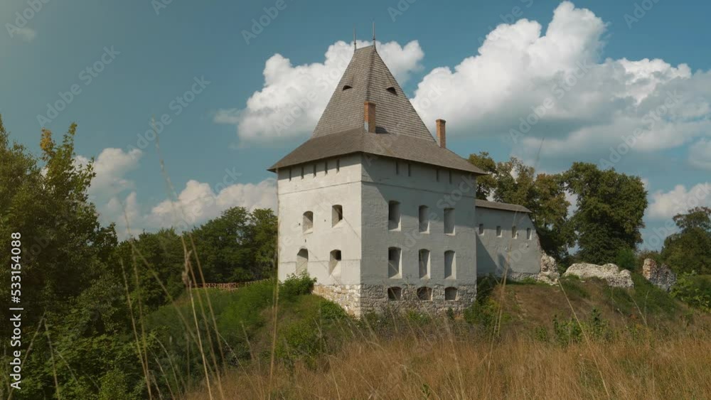 Castle from 14 century in Halych - city on Dniester River in western Ukraine. City gave its name to Principality of Halych, historic province of Galicia or Halychyna and Kingdom of Galicia-Volhynia Castle from 14 century in Halych - city on Dniester River in western Ukraine. City gave its name to Principality of Halych, historic province of Galicia or Halychyna and Kingdom of Galicia-Volhynia