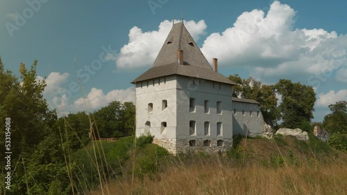 Castle from 14 century in Halych - city on Dniester River in western Ukraine. City gave its name to Principality of Halych, historic province of Galicia or Halychyna and Kingdom of Galicia-Volhynia photo