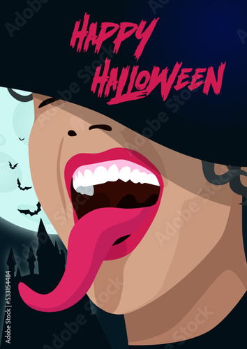 poster on the topic of halloween
