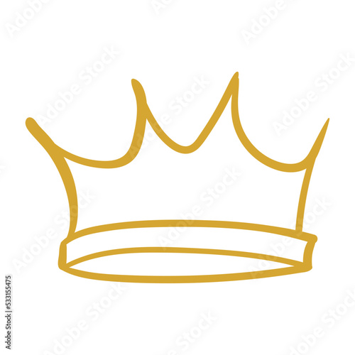 king crown doodle