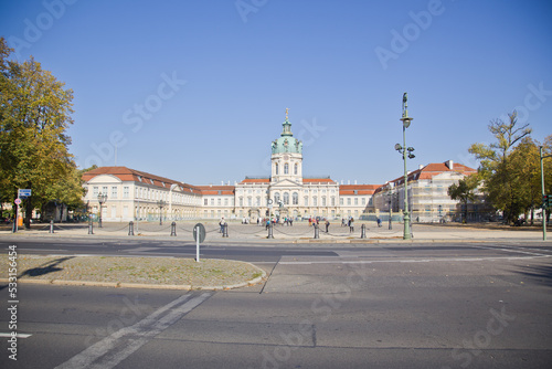 Canvas Print Palace Sharlottenburg ( Schloss Charlottenburg) - one of most refined examples o