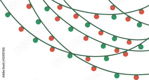 Colorful Christmas and New Year Light Decoration