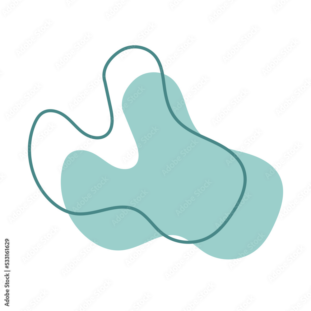 abstract minimalist blob shape decoration abstract minimalist blob shape decoration