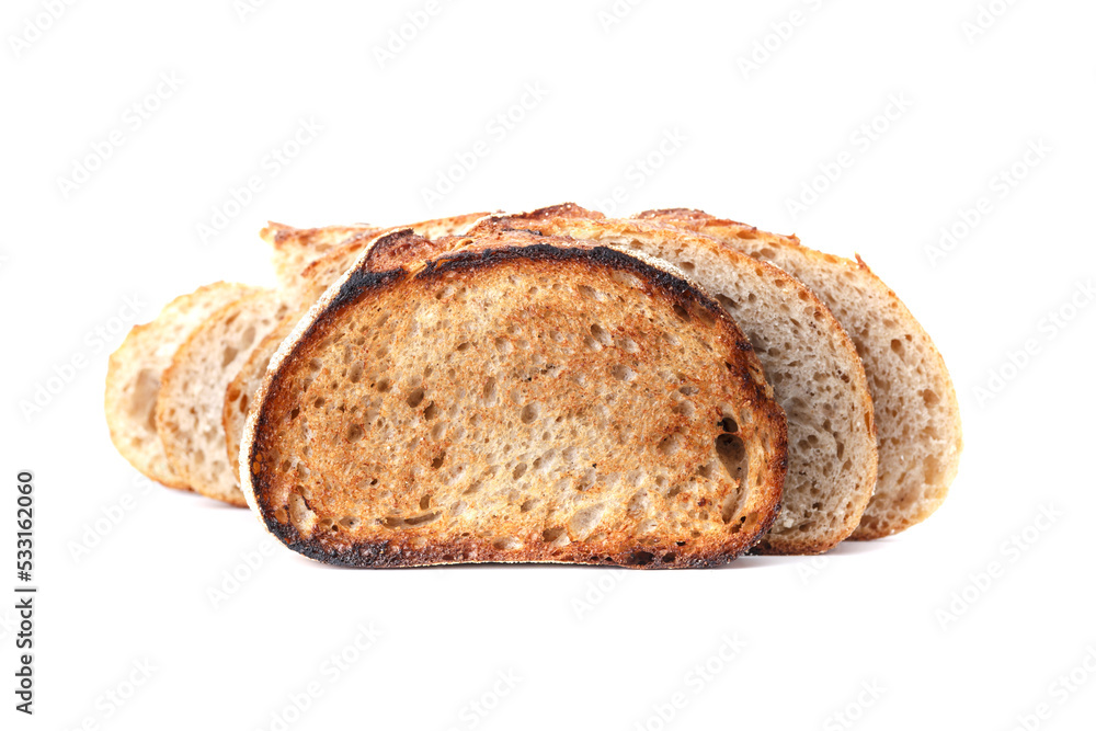 Sliced, cutted wheat bread.The sourdough has natural yeast, which makes the food healthier, Bakery, rustic traditional food concept. Sliced, cutted wheat bread.The sourdough has natural yeast, which makes the food healthier, Bakery, rustic traditional food concept.