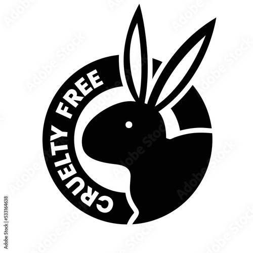 Black Cruelty Free Icon 2