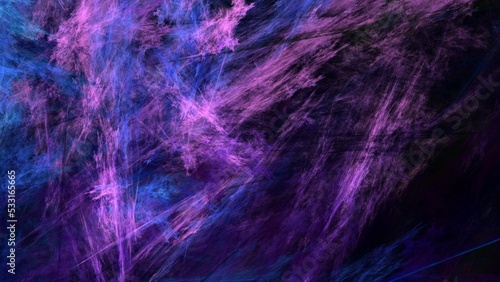 Paint Movement. Color Dream series. Composition of gradients and spectral hues for subject of imagination, creativity and art painting