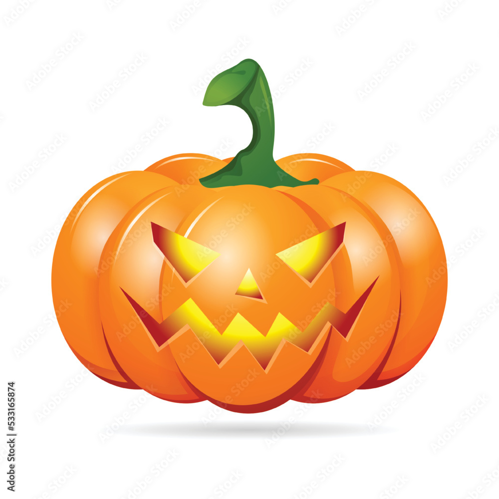 Pumpkin Ghost on White background. illustrator Vector Pumpkin Ghost on White background. illustrator Vector