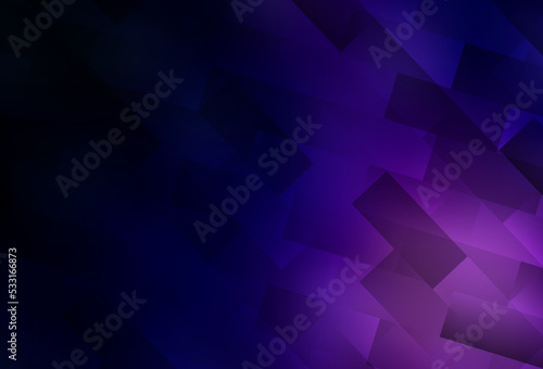 Dark Purple vector pattern in square style.
