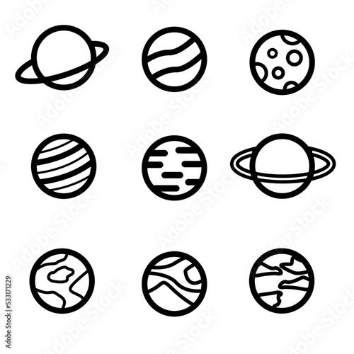 Planetas, Universo, Vectores
