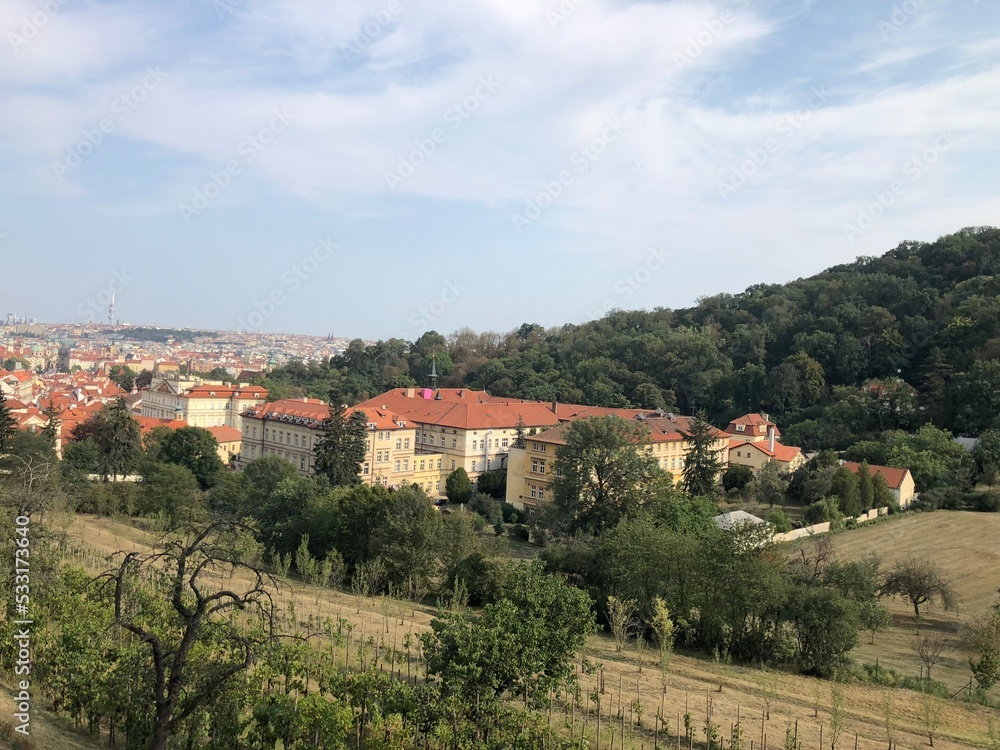 village in region Prague Czech Republic