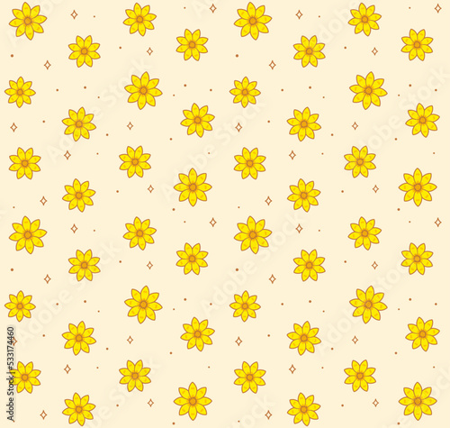 Adey abeba flower seamless background