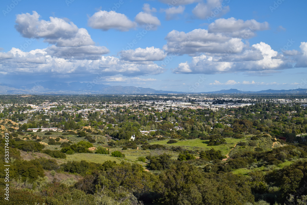 Northwest San Fernando Valley from Santa Susana Pass, Chatsworth, California
