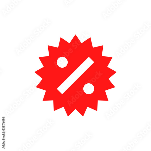 red sale sign