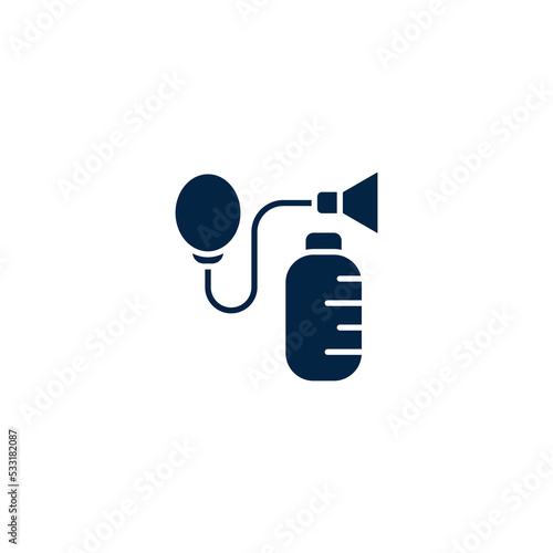 breast pump icon. Simple element illustration. breast pump concept outline symbol design.