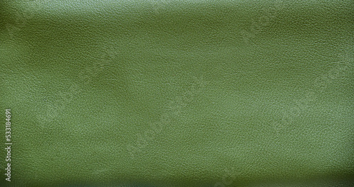 Texture of green leather sofa pattern background