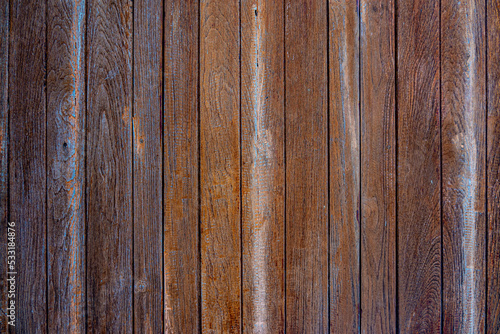 Top View of Old Vintage Wooden panel Wall Texture Background.