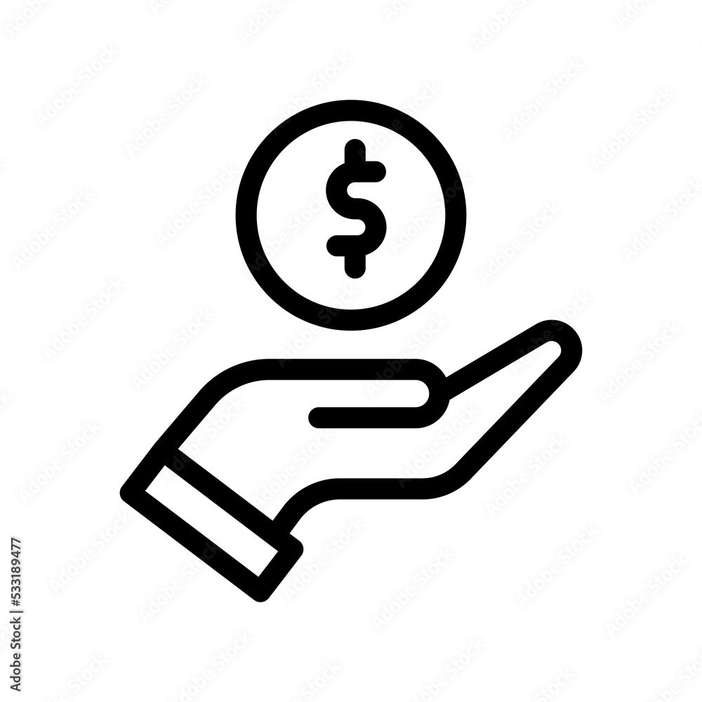 payment line icon illustration vector graphic payment line icon illustration vector graphic