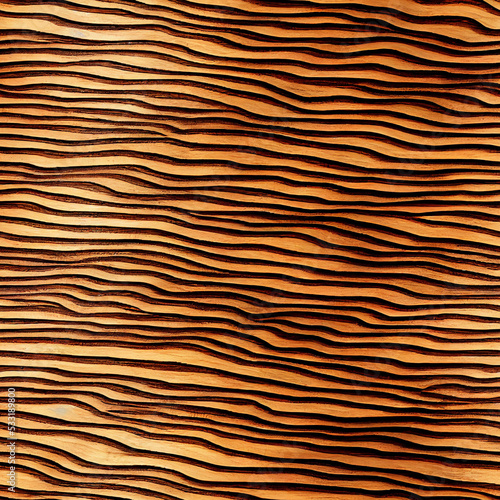 Wood texture seamless pattern, 3D rendering, 3D rendering.