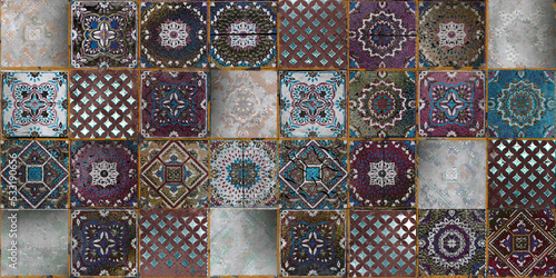 italian colorful mosaic tile designs for bathroom
