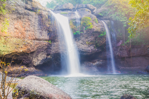 Waterfall in Khao Yai National Park in Thailand