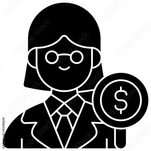 auditor solid icon