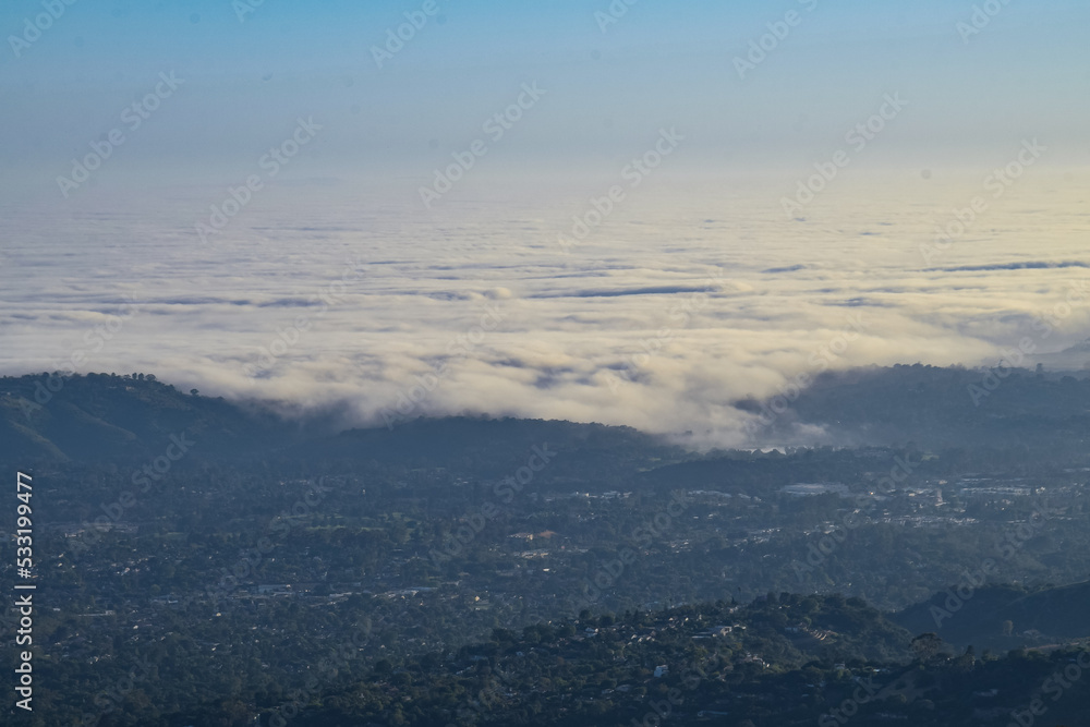 Fog Over Santa Barbara Fog Over Santa Barbara