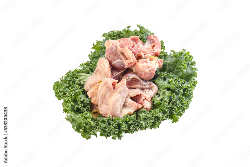 Raw chicken stomach for cooking Raw chicken stomach for cooking