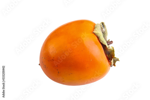 Ripe sweet and tasty persimmon photo