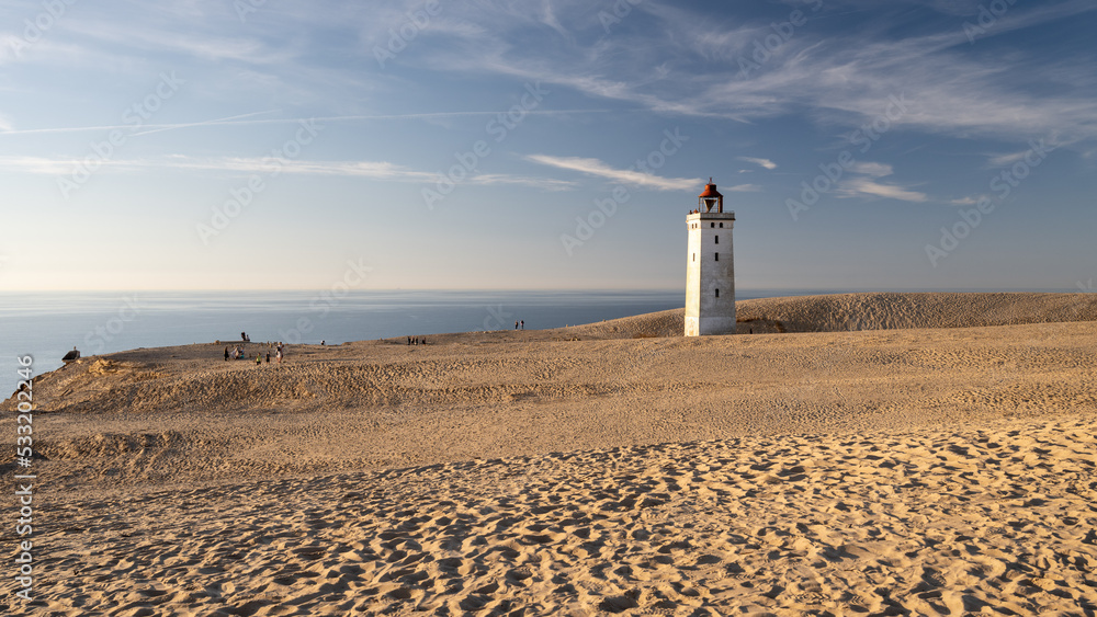 Rubjerg Knude Fyr Lighthouse, Denmark - obrazy, fototapety, plakaty 