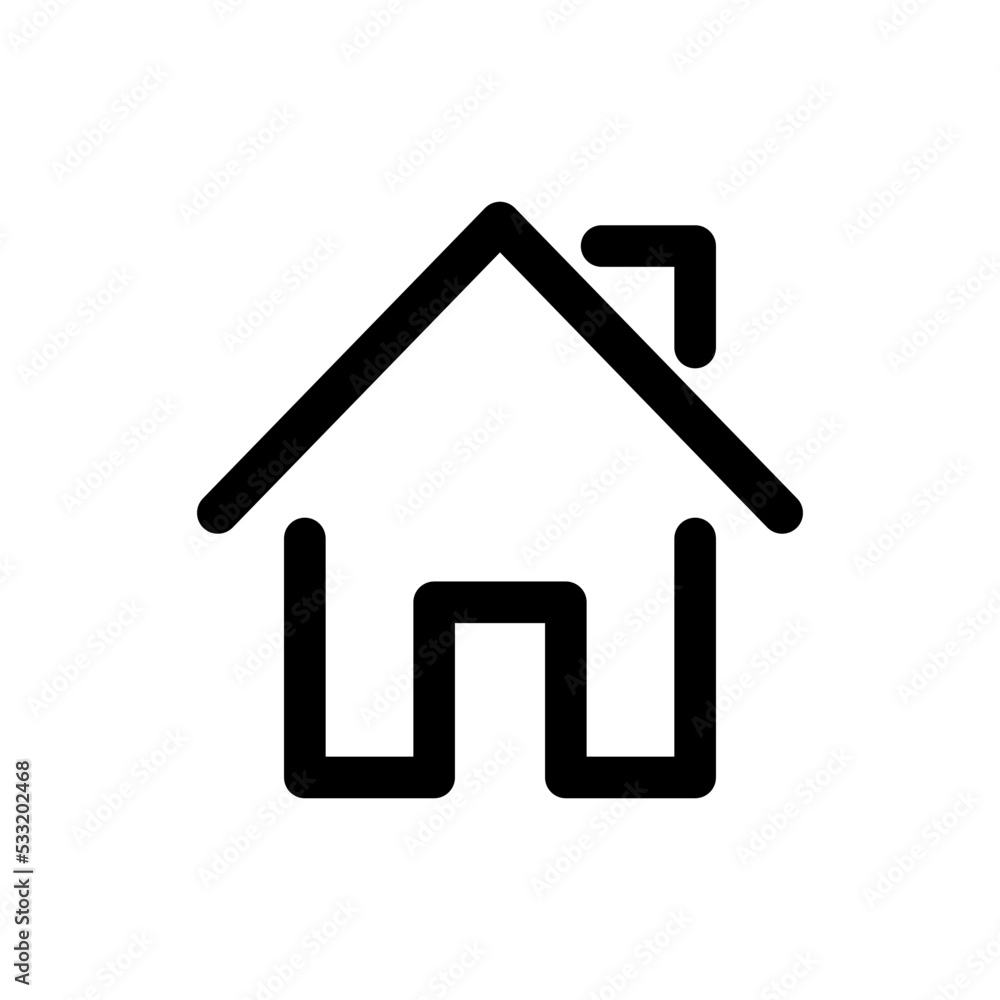 Icono de casa. Concepto de vivienda y hogar. Ilustración vectorial Icono de casa. Concepto de vivienda y hogar. Ilustración vectorial