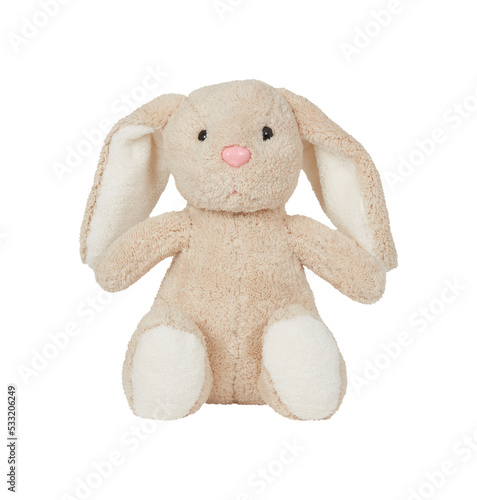 Canvas-taulu Rabbit doll cut out transparent background