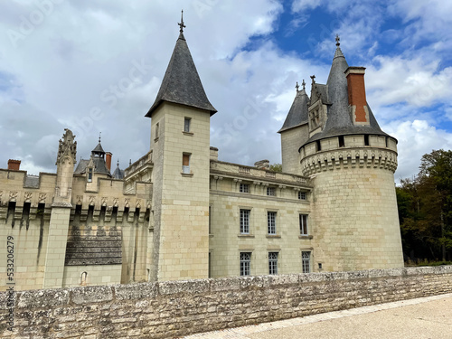 Obraz na płótnie Château de Dissay w salonie