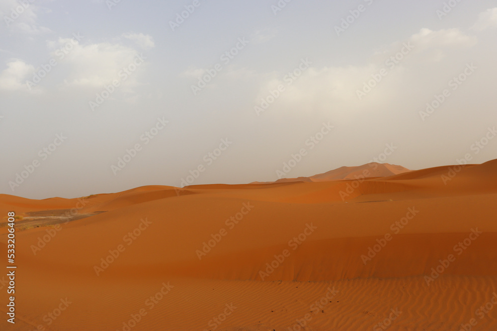 Fototapeta premium Sand dunes in the Erg Chebbi desert in Morocco
