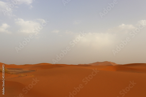 Sand dunes in the Erg Chebbi desert in Morocco © jimenezar