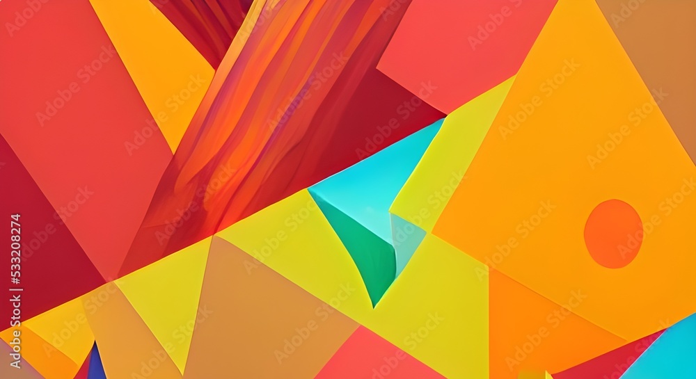 Abstract geometric pattern design in retro style. illustration.