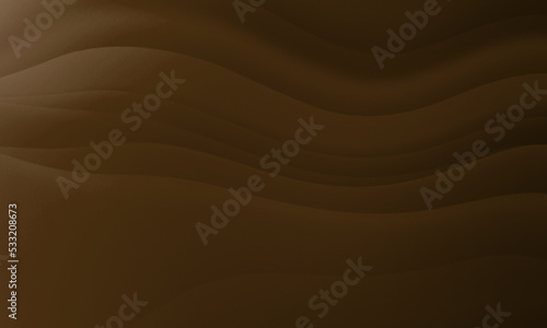 Abstract brown dark colors gradient with wave texture background. © Mama pig