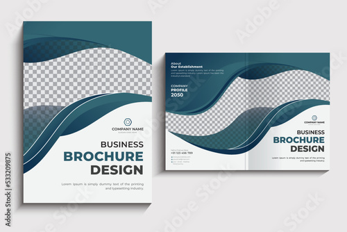 corporate business company profile, editable template layout.