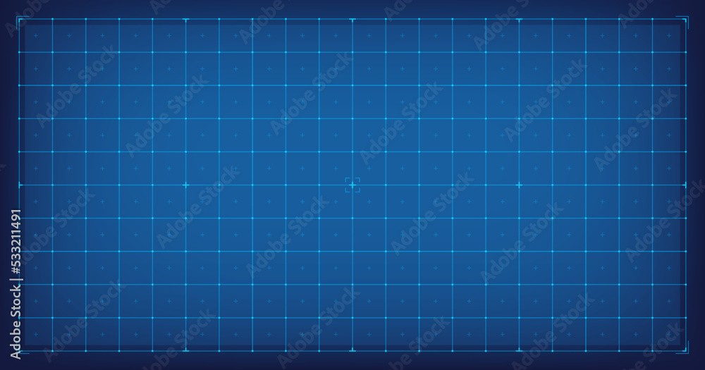 Hud grid. Futuristic tech square pattern textures for screen interface