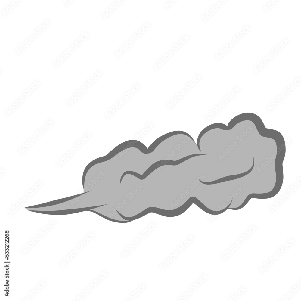 Smoke effect car, smoke line, cloud vector Smoke effect car, smoke line, cloud vector
