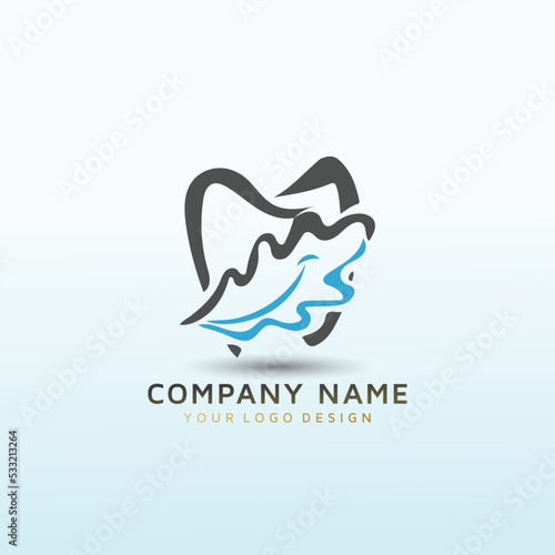 cosmetic dental clinic logo design