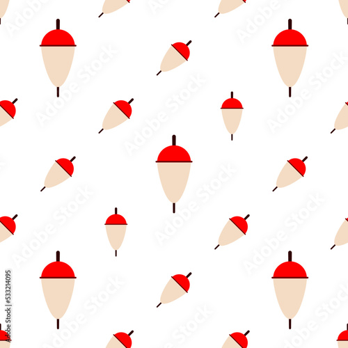Fishing Float Icon Seamless Pattern Y_2207003